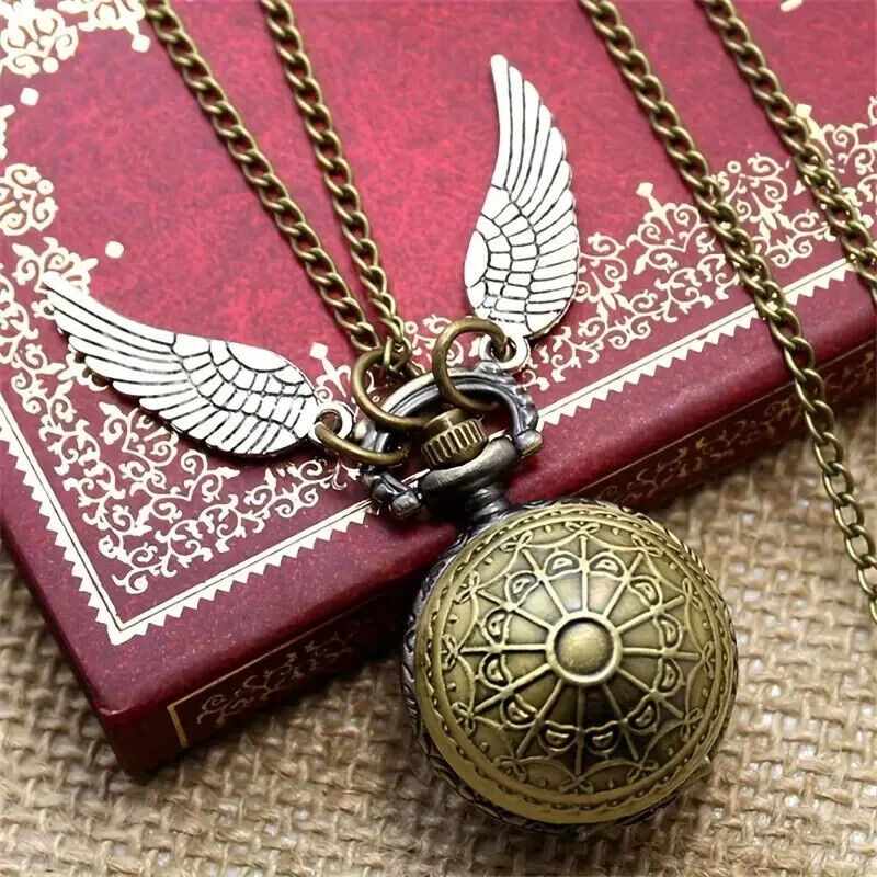 HARRY POTTER POCKET WATCH Quidditch Snitch Gift Quartz Analog Pointer Watch