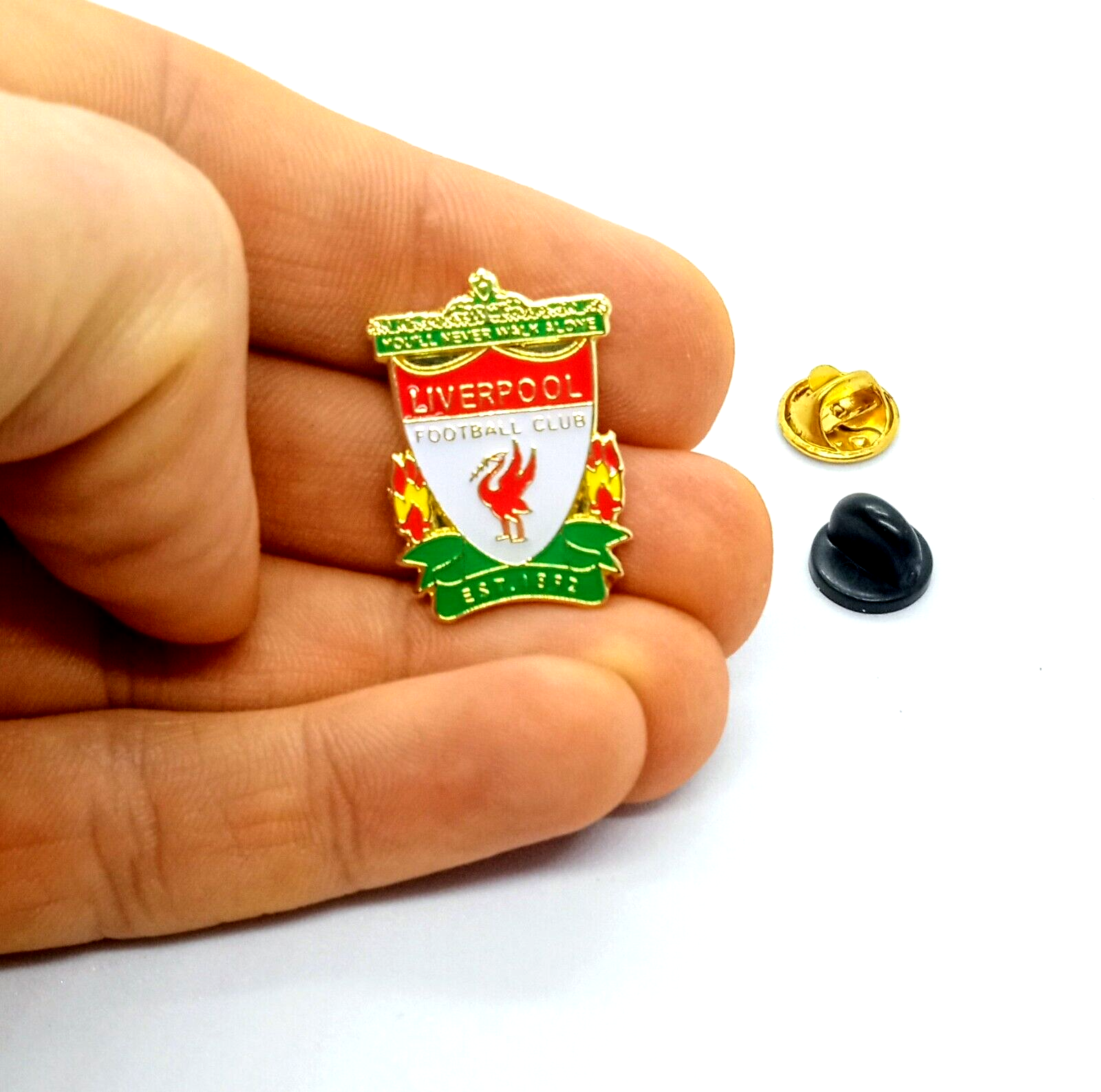 LIVERPOOL F.C. PIN Soccer UEFA/Premier League Club Gift Enamel Hat Lapel Brooch