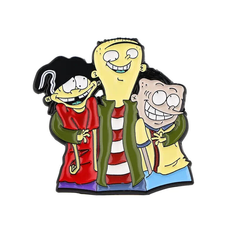 ED EDD & EDDY PIN Retro 90s 1990s Cartoon Network Toon Enamel Lapel Brooch