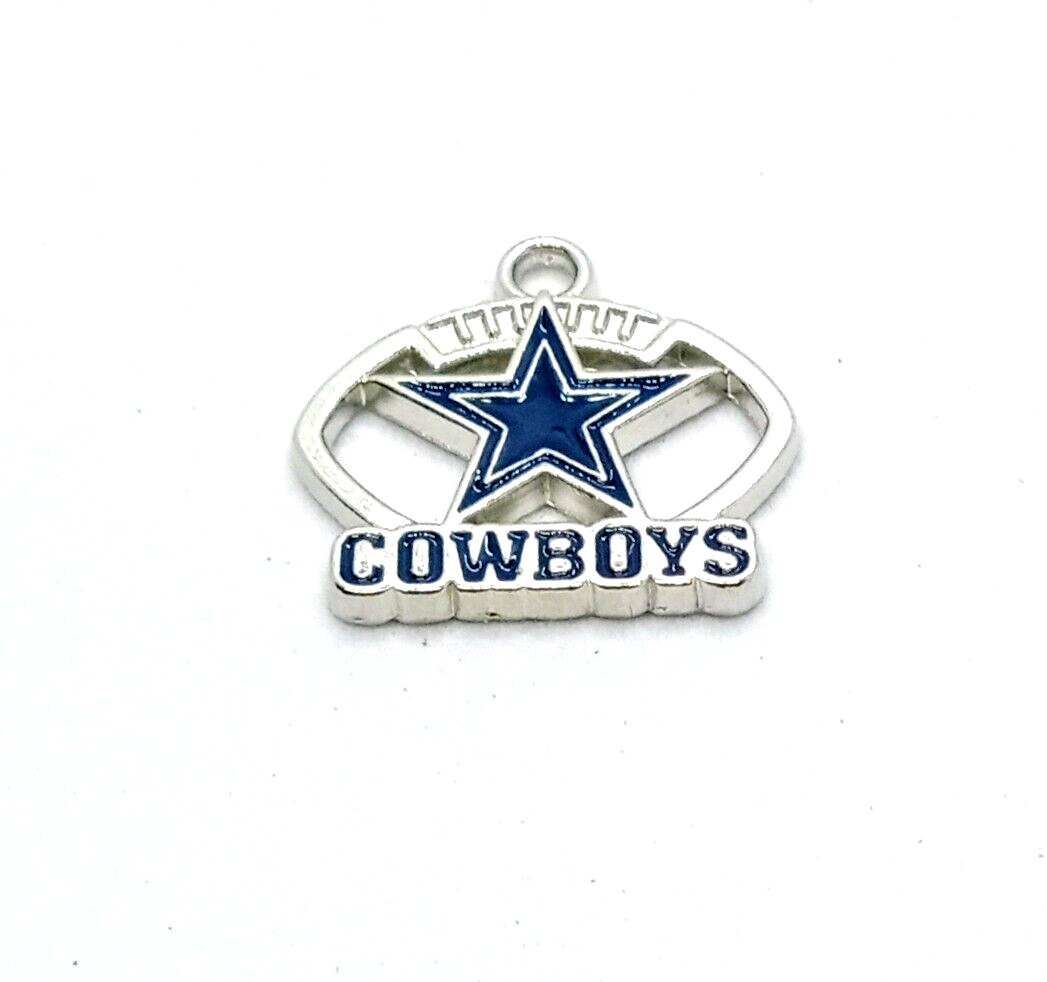 DALLAS COWBOYS FOOTBALL CHARM (x1) Big Discounts for Multiple Charms NFL Pendant