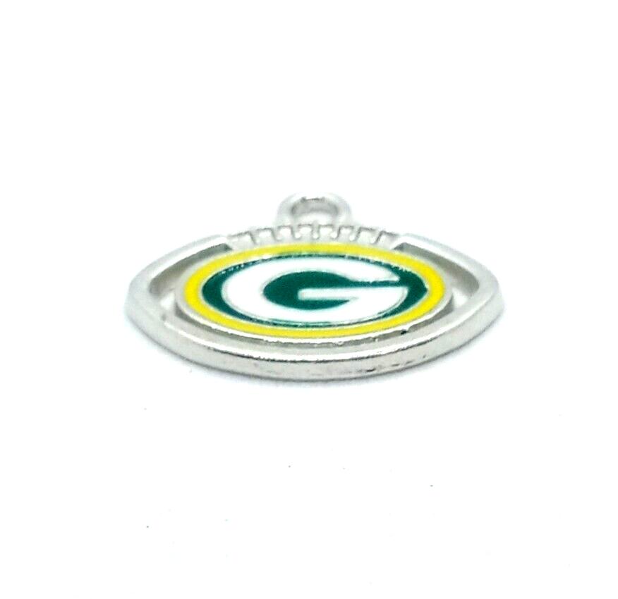 GREEN BAY PACKERS FOOTBALL CHARM (x1) Big Discounts for Multiple DIY Charms