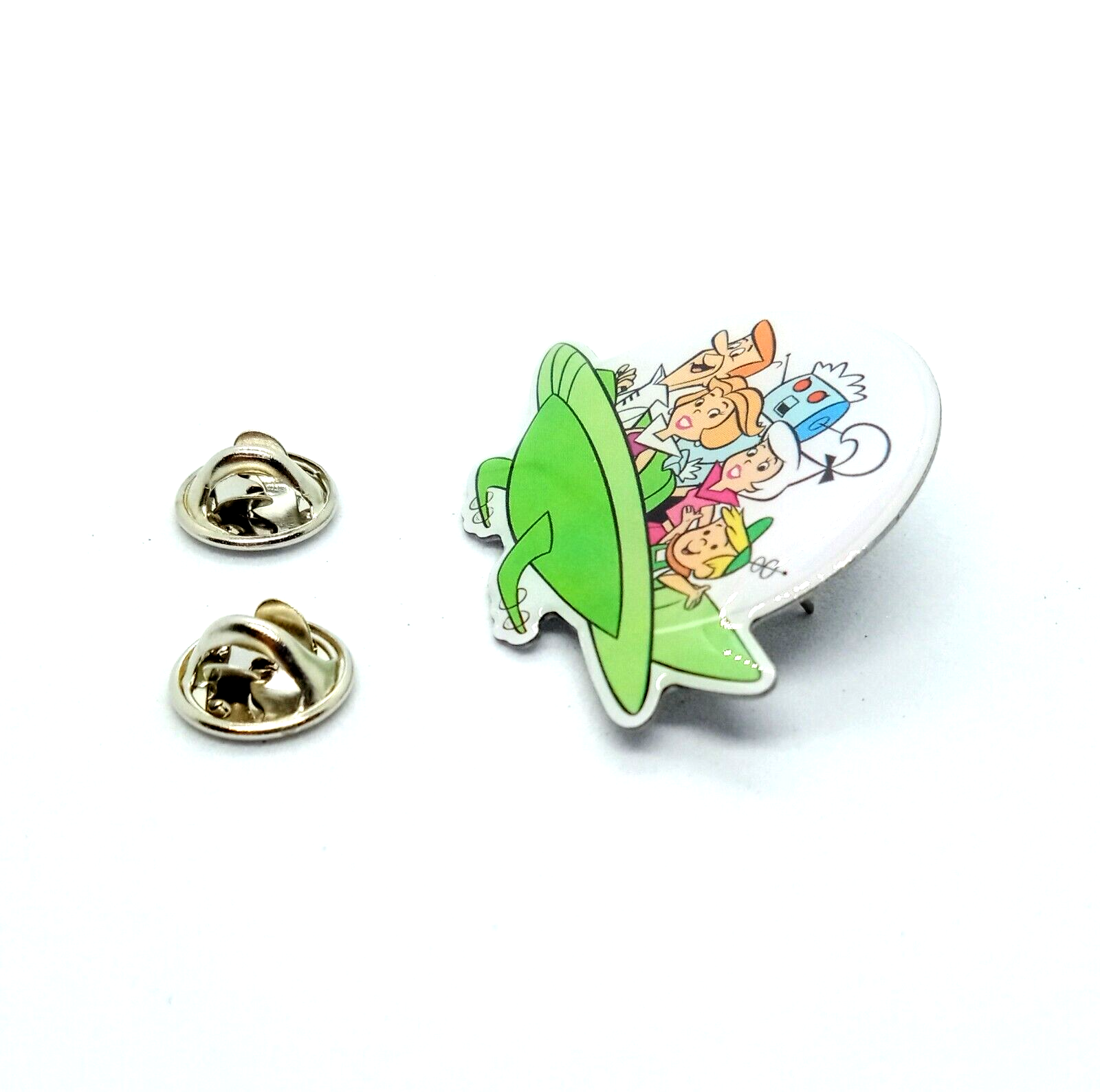 THE JETSONS PIN Flying Car Classic Cartoon Enamel Lapel Brooch (Cool Retro Gift)