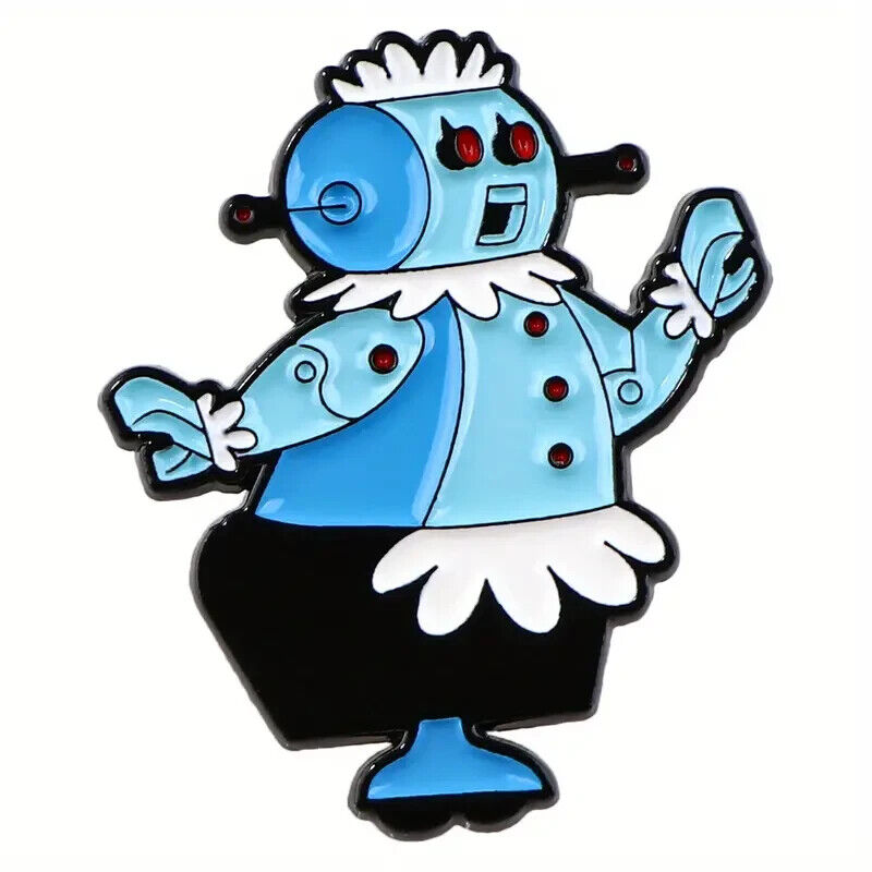 ROSEY PIN The Jetsons Robot Housekeeper Classic Cartoon Gift Enamel Lapel Brooch