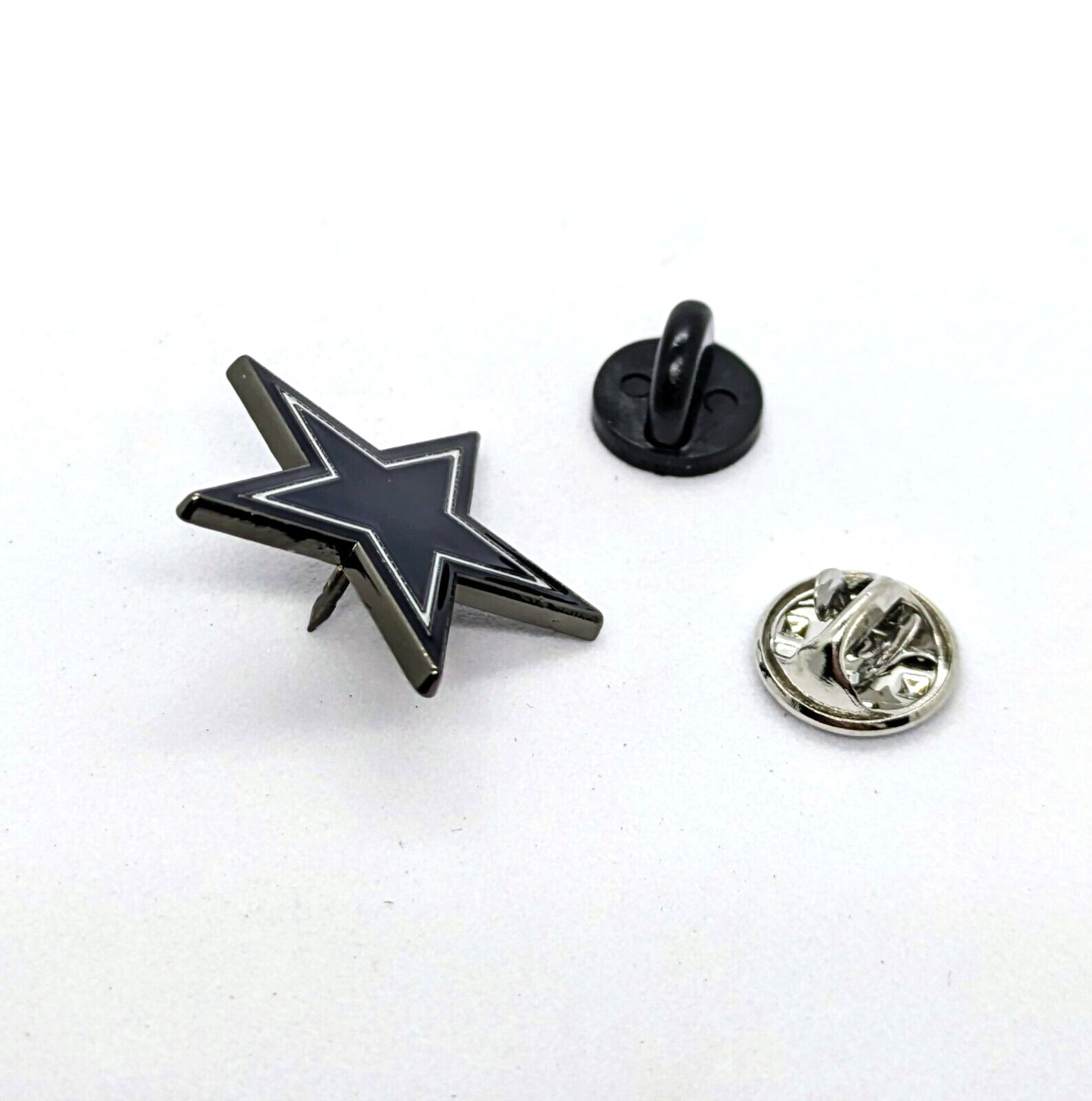 DALLAS COWBOYS PIN Football NFL Team Black Backed Gift Enamel Lapel Brooch