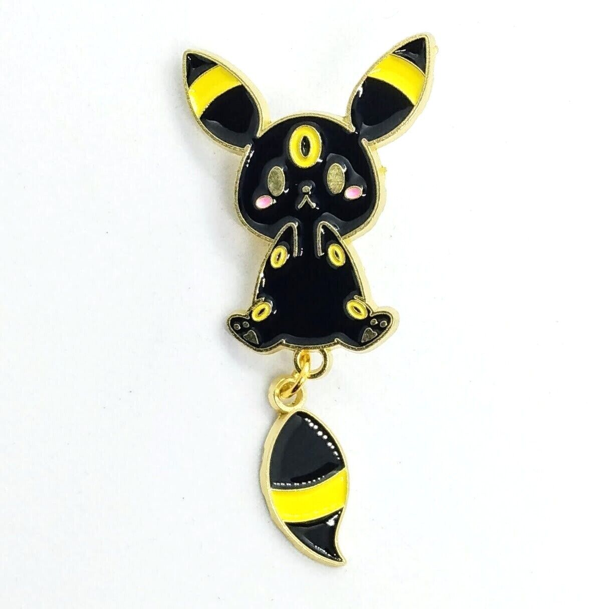 EEVEELUTION DANGLING TAIL PIN Pokemon Anime Eevee Lapel Brooch Set (You Choose)