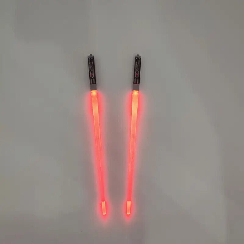 LIGHTSABER CHOPSTICKS One Pair Reusable LED Glowing Fun Gift! (Choose Color)