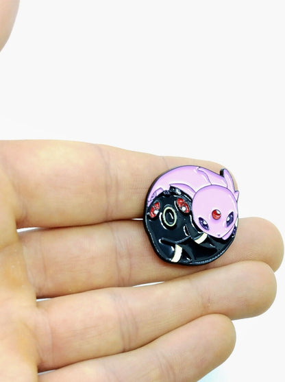 ESPEON/UMBREON PIN Pokemon Eeveelution Ying & Yang Enamel Lapel Brooch