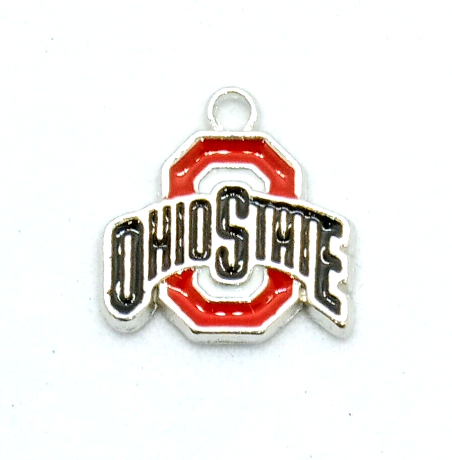 OHIO STATE BUCKEYES CHARM (x1) Big Discounts for Multiple Charms OSU DIY Pendant