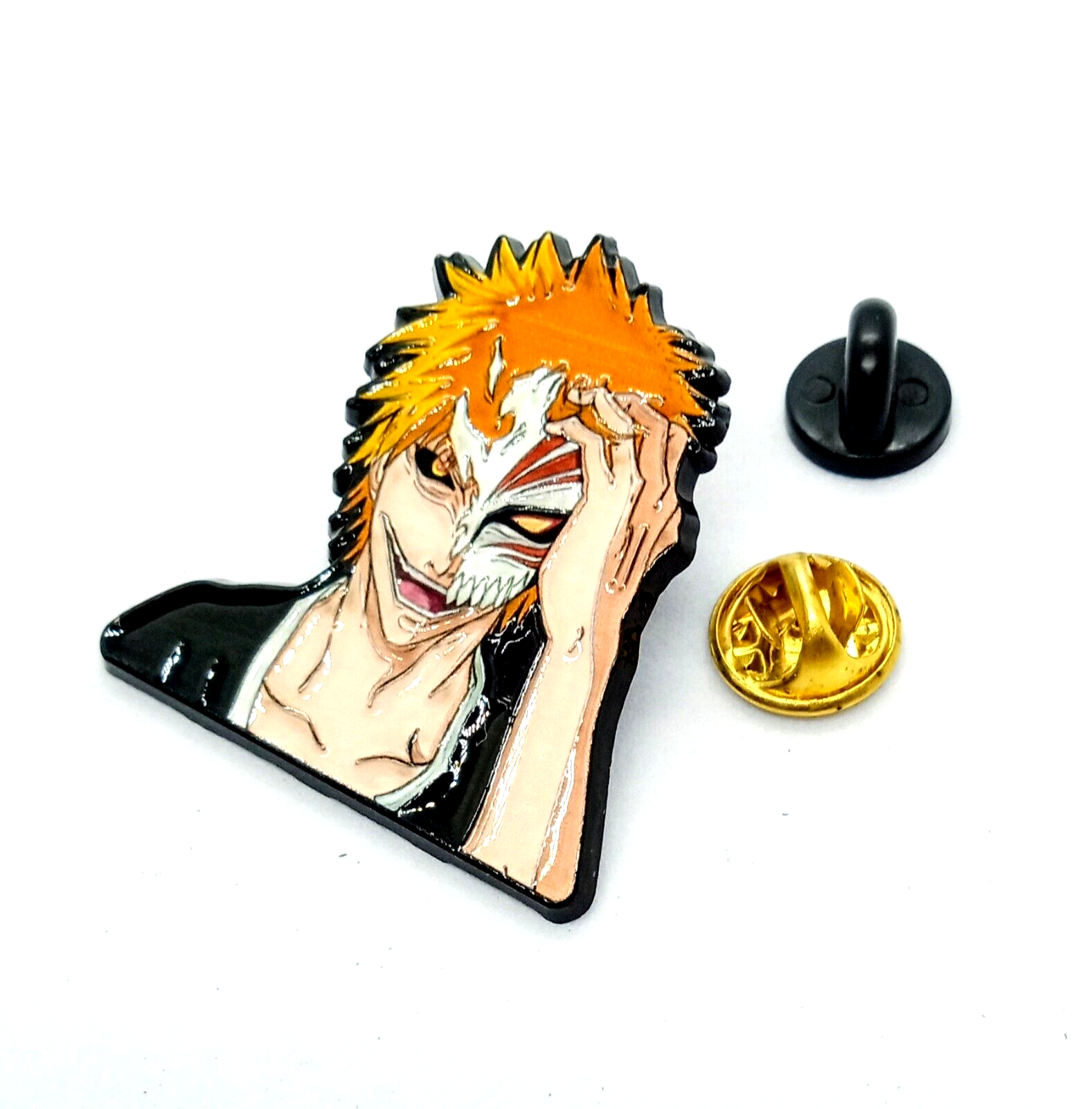 BLEACH ICHIGO HALF MASK PIN Anime/Manga Enamel Lapel Brooch (Sweet Gift!)