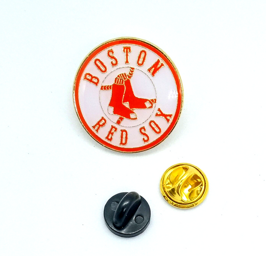 BOSTON RED SOX PIN Baseball MLB Round Logo Gift Enamel Hat Backpack Lapel Brooch