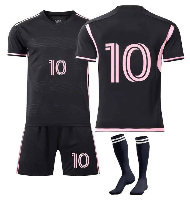 YOUTH SOCCER UNIFORM Kid's/Boy's/Girl's Messi Jersey Shorts Socks (Pick Ur Size)