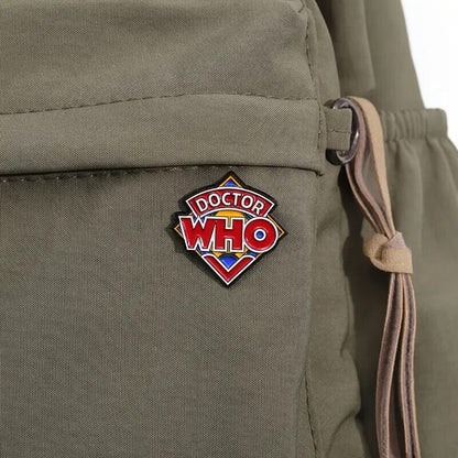 DR. WHO PIN Doctor Time Lord BBC TV Show Cool Gift Enamel Lapel Brooch