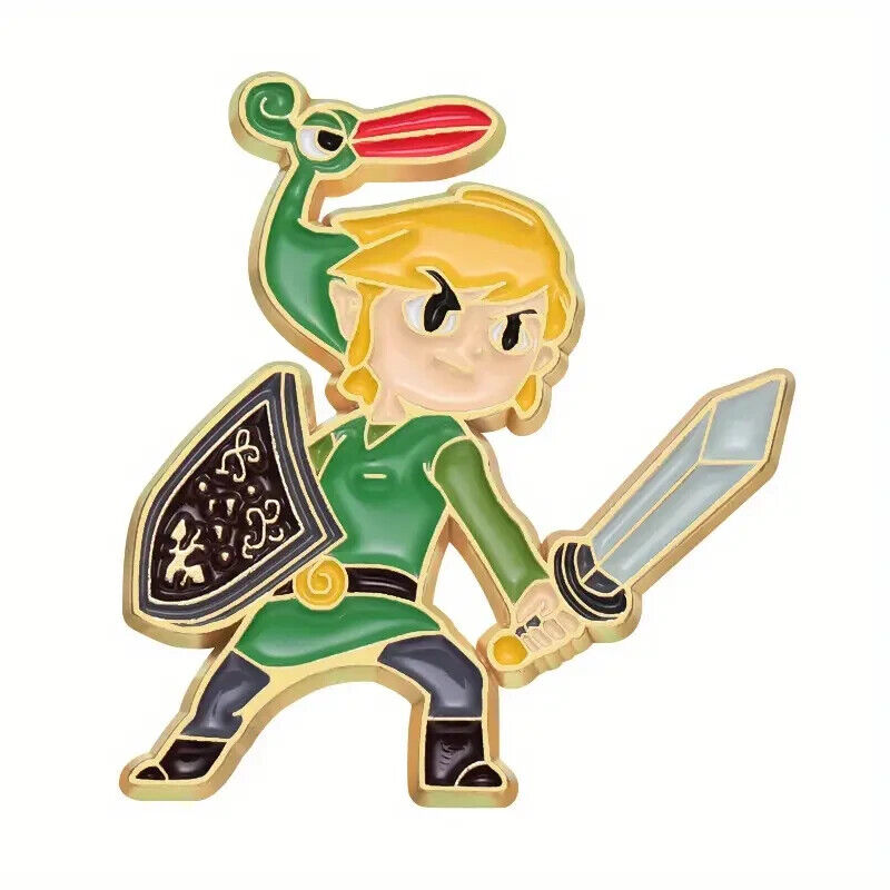 LINK PIN Zelda Nintendo Animation Enamel Brooches Lapel Backpack Gift