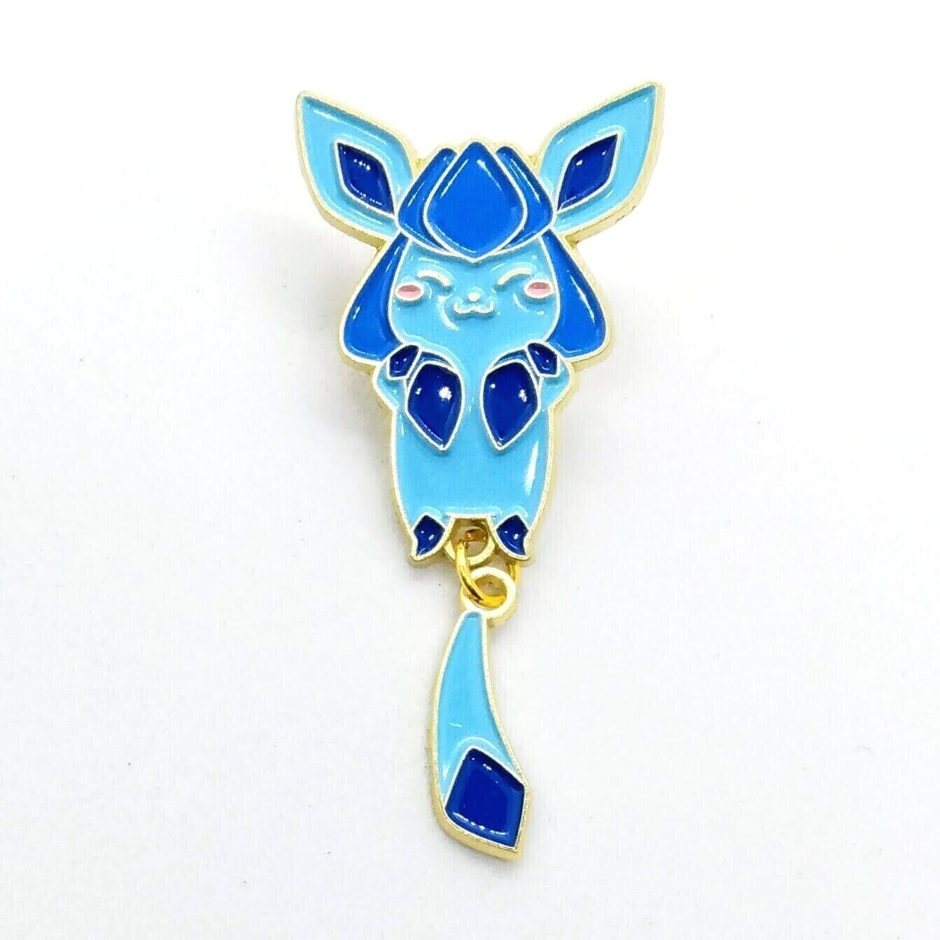 EEVEELUTION DANGLING TAIL PIN Pokemon Anime Eevee Lapel Brooch Set (You Choose)