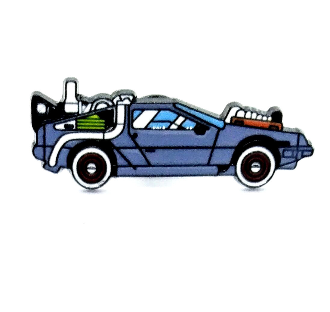 DeLOREAN DMC-12 PIN Side-View Back To The Future Car Gift Enamel Lapel Brooch