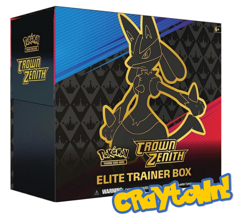 Pokémon TCG: Crown Zenith Elite Trainer Box ETB (New/Factory Sealed)