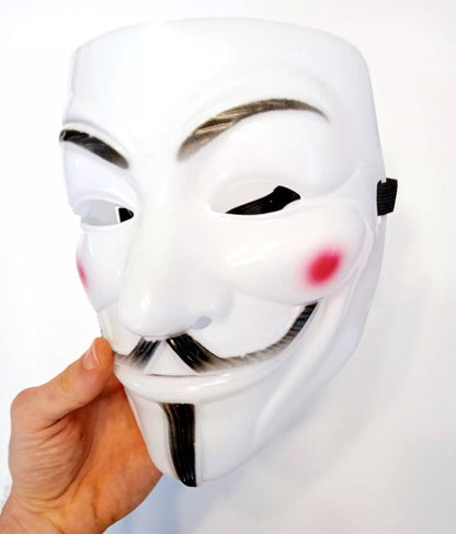 GUY FAWKES MASK V for Vendetta Hard Plastic Costume Halloween/Cosplay Masque