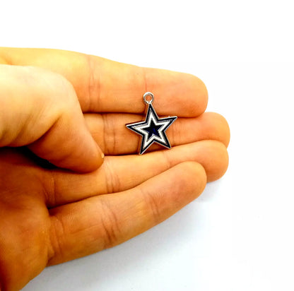 DALLAS COWBOYS CHARM (1pcs) NFL Football Star Team Logo Charm