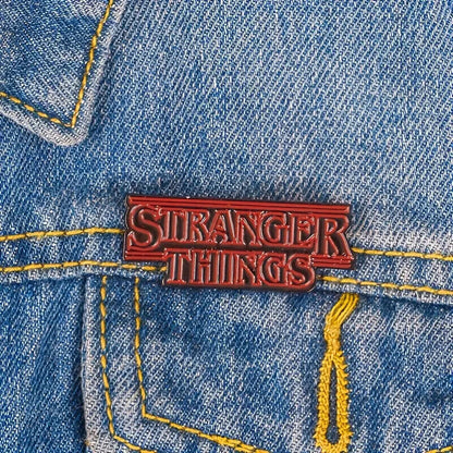 STRANGER THINGS PIN Netflix Series TV (Perfect Gift!) Enamel Lapel Brooch