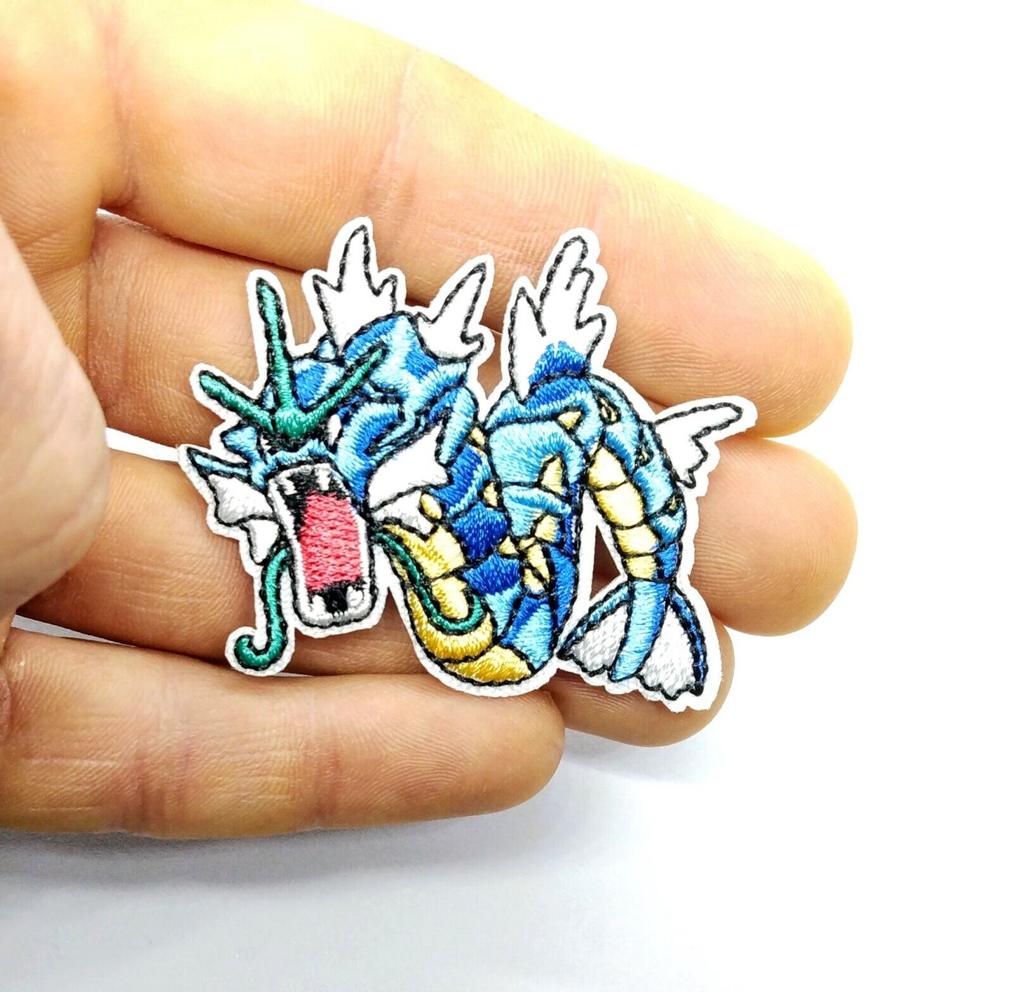 GYARADOS PATCH Pokemon #130 Dragon Iron On Embroidery Embroidered Anime