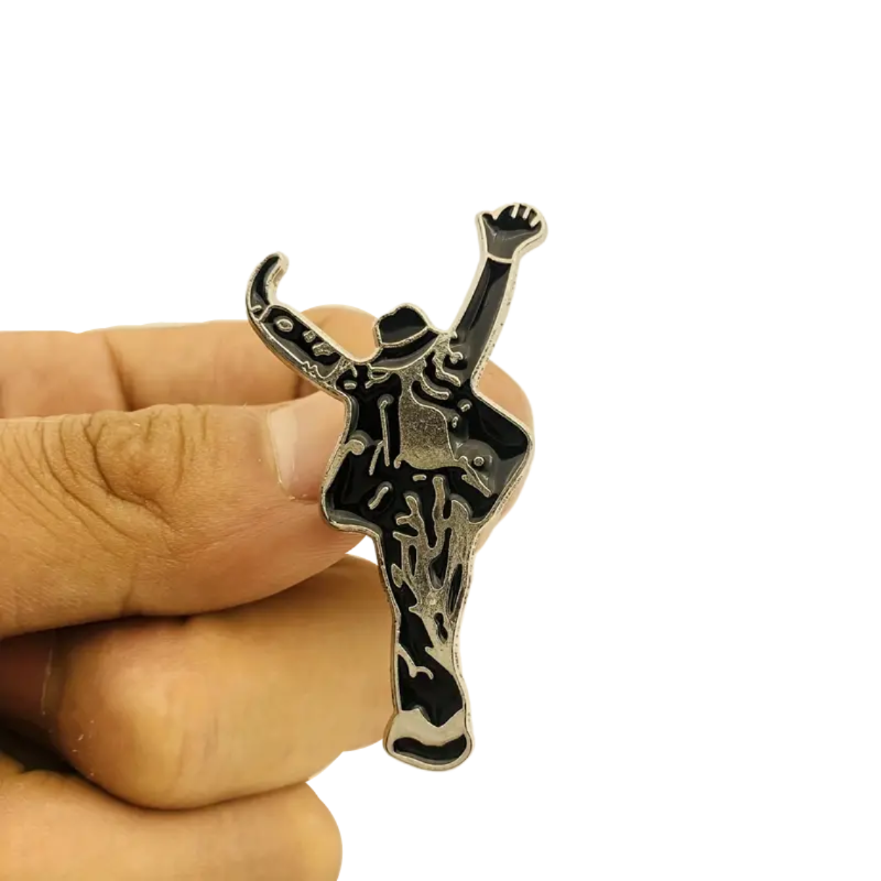 MICHAEL JACKSON PIN Music 80s King of Pop Singer Gift Enamel Lapel Brooch