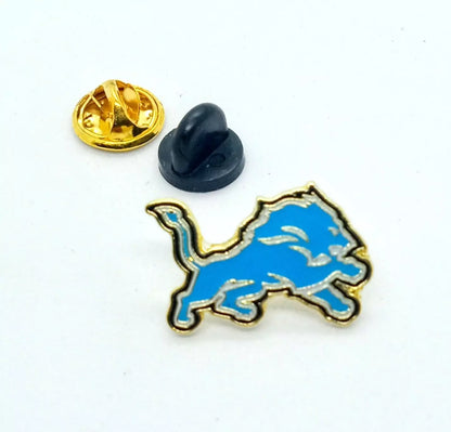 DETROIT LIONS PIN Football NFL Logo Gift Enamel Hat Backpack Lapel Brooch