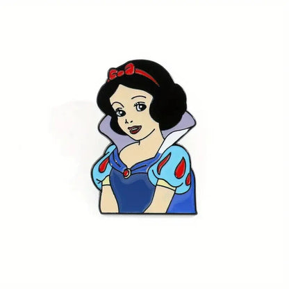 SNOW WHITE PIN SET (5pcs) Disney Animation Classic Gift Enamel Lapel Brooch Lot