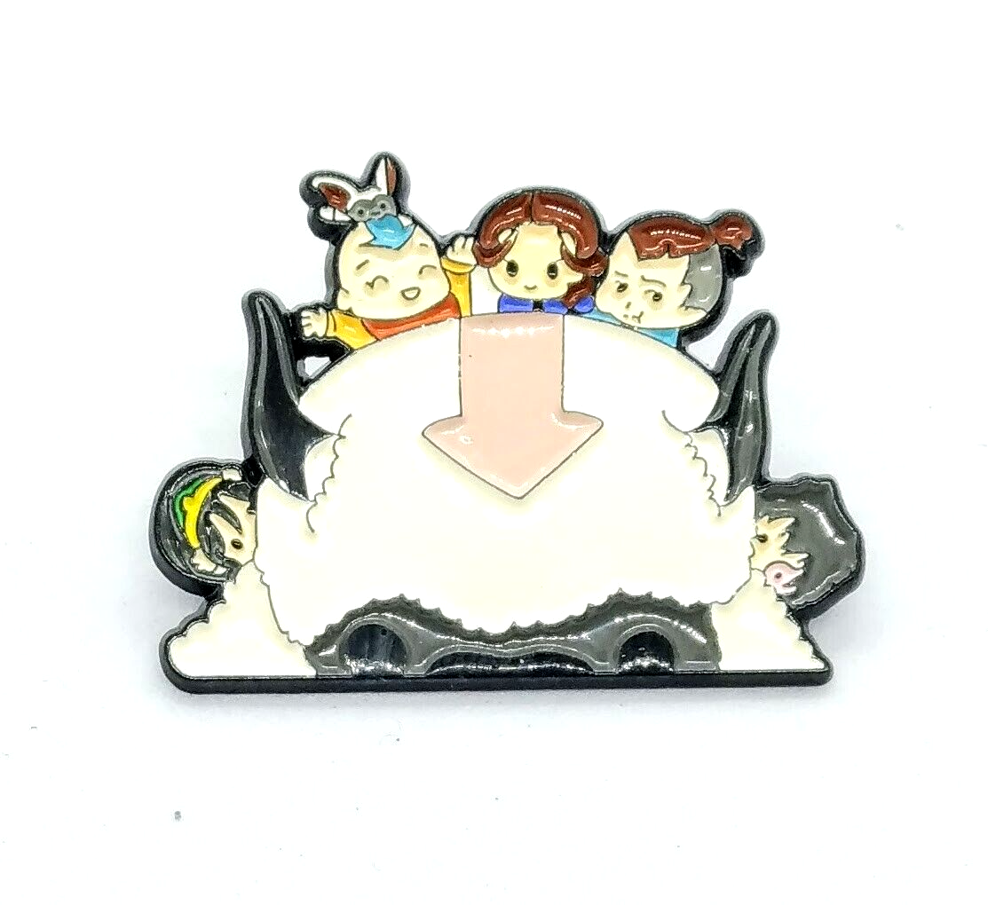 AANG, FRIENDS & APPA PIN Avatar: The Last Airbender Toon Enamel Lapel Brooch