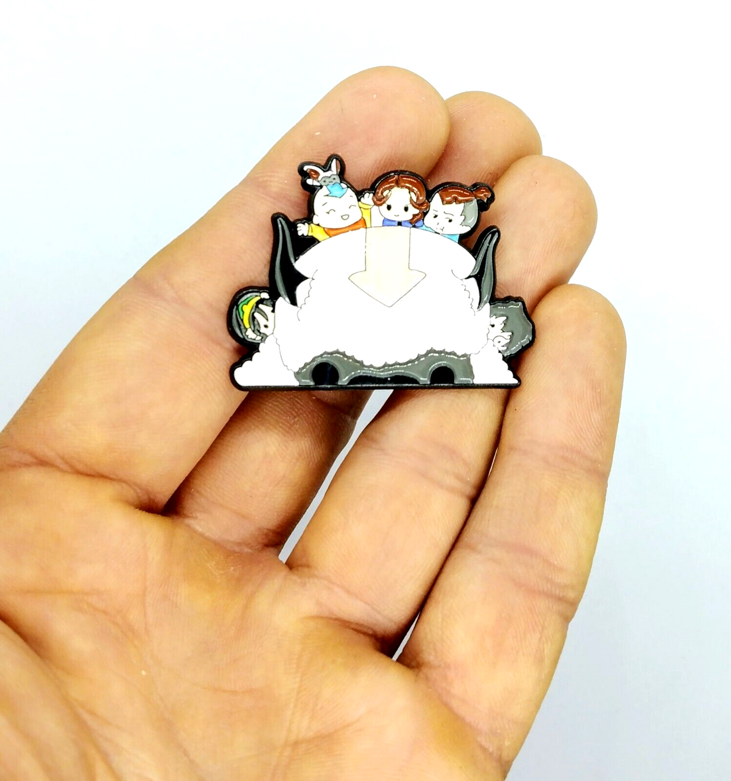 AANG, FRIENDS & APPA PIN Avatar: The Last Airbender Toon Enamel Lapel Brooch