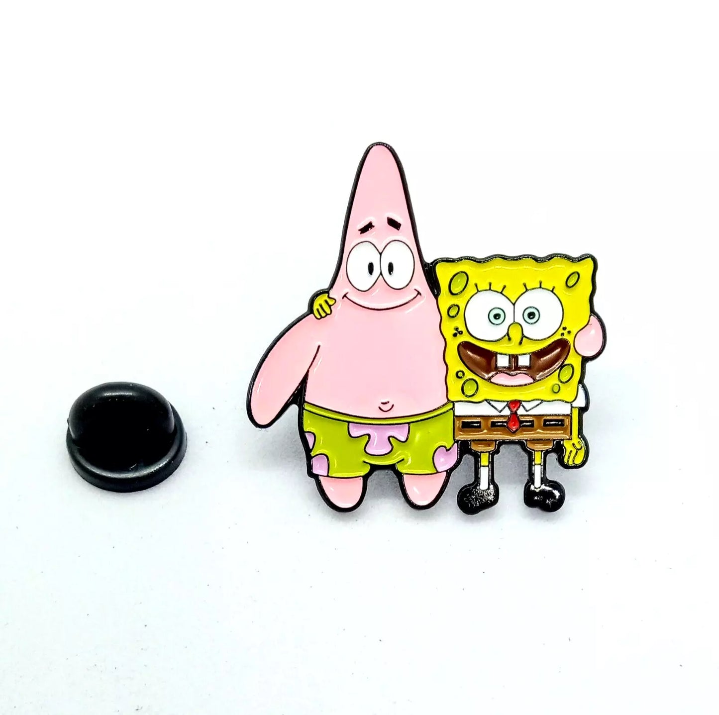 SPONGEBOB SQUAREPANTS & PATRICK PIN Nickelodeon's Best Buddies Cartoon Brooch