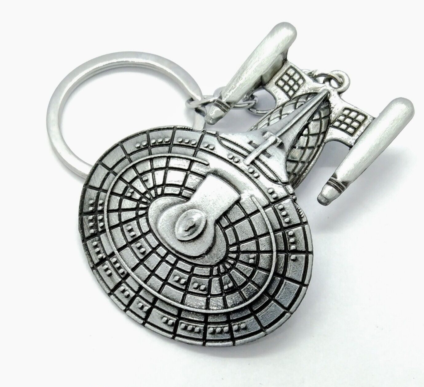 USS ENTERPRISE KEYCHAIN Star Trek Ship Key Chain/Keyring (Cool Gift!)