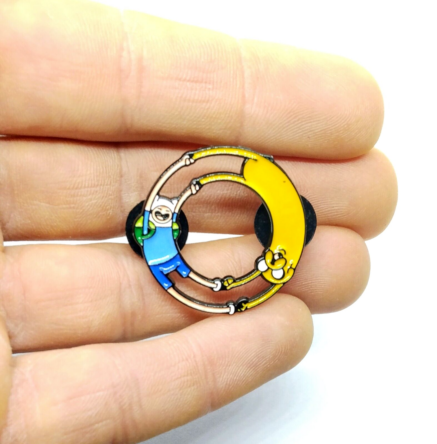 ADVENTURE TIME PIN Finn & Jake Cartoon Network Toon Gift Enamel Lapel Brooch