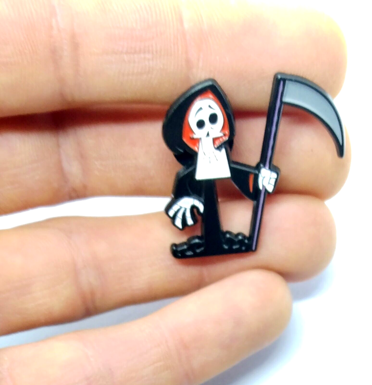 GRIM PIN Grim Adventures of Billy & Mandy Cartoon Toon Gift Enamel Lapel Brooch